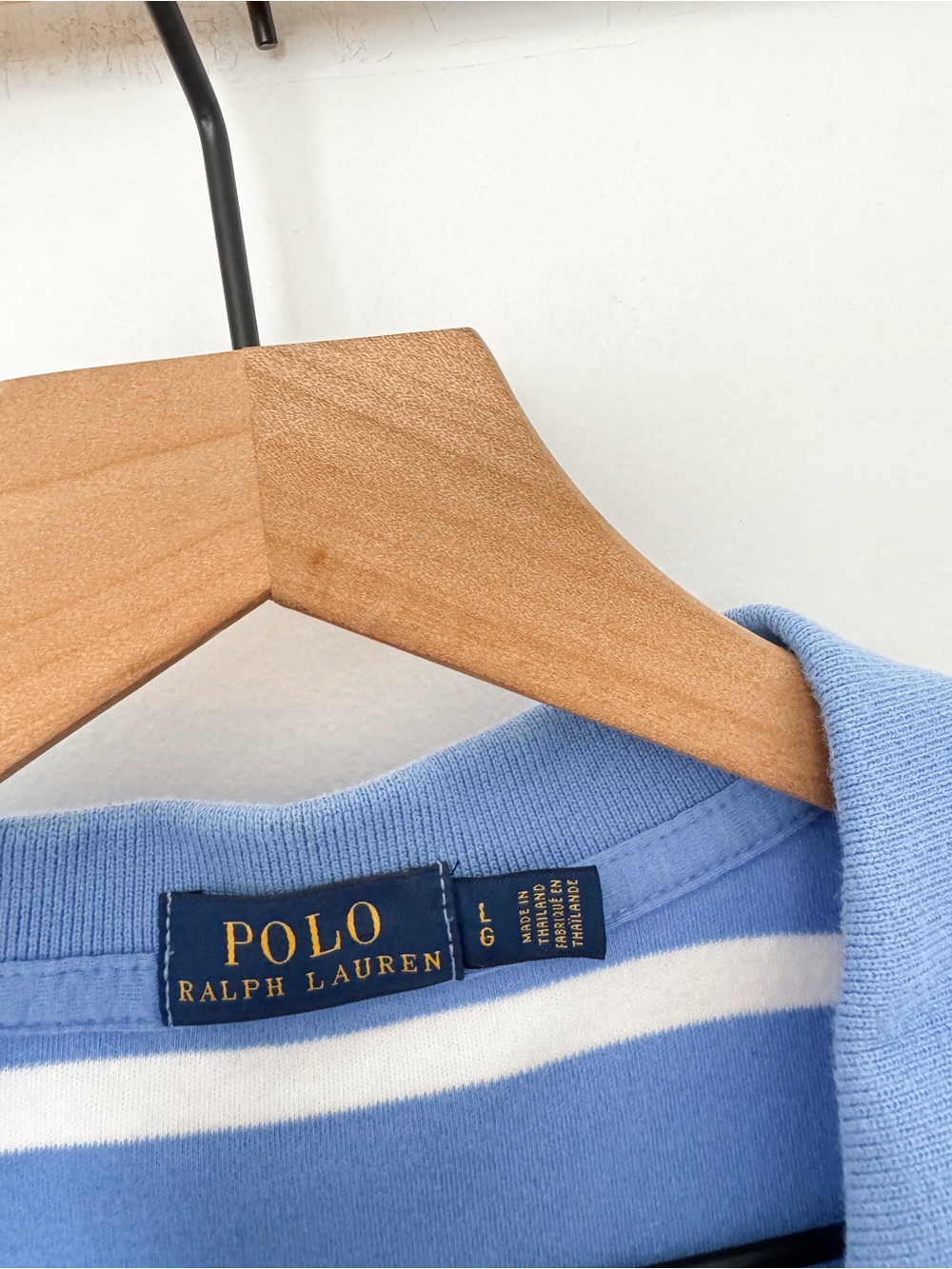 Polo Ralph Lauren Blue White Striped Polo Mini Dress Nautical Cotton Preppy - Picture 4 of 10